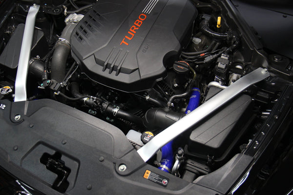 HPS Performance High Temp Reinforced Silicone Radiator Coolant Hose Kit, Black, 57-1964-BLK