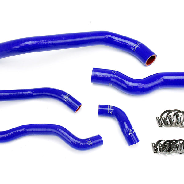 HPS Performance High Temp Reinforced Silicone Radiator and Heater Coolant Hose Kit Blue 57-1973-BLUE