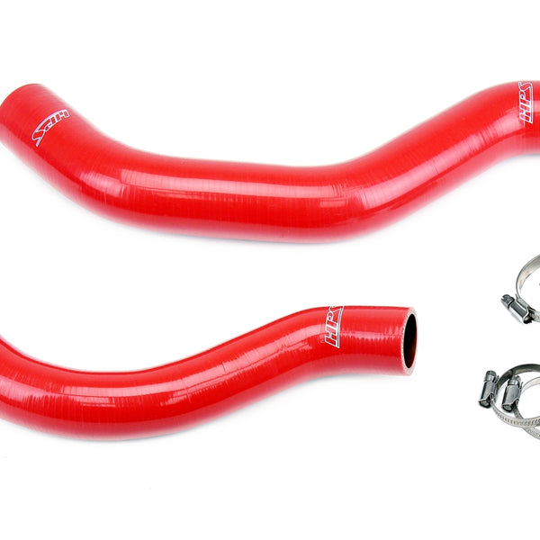 HPS Performance High Temp Reinforced Silicone Radiator Coolant Hose Kit Red 57-2001-RED