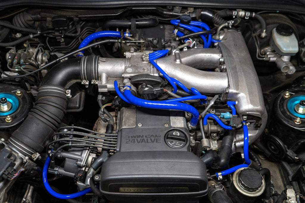 HPS Performance Silicone Vacuum Hose Kit, Blue, 57-2013-BLUE