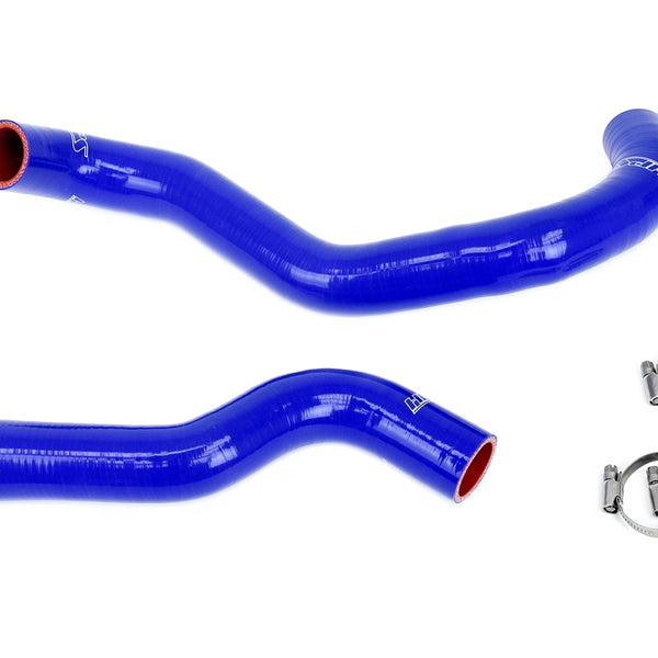 HPS Performance High Temp Reinforced Silicone Radiator Coolant Hose Kit Blue 57-2043-BLUE