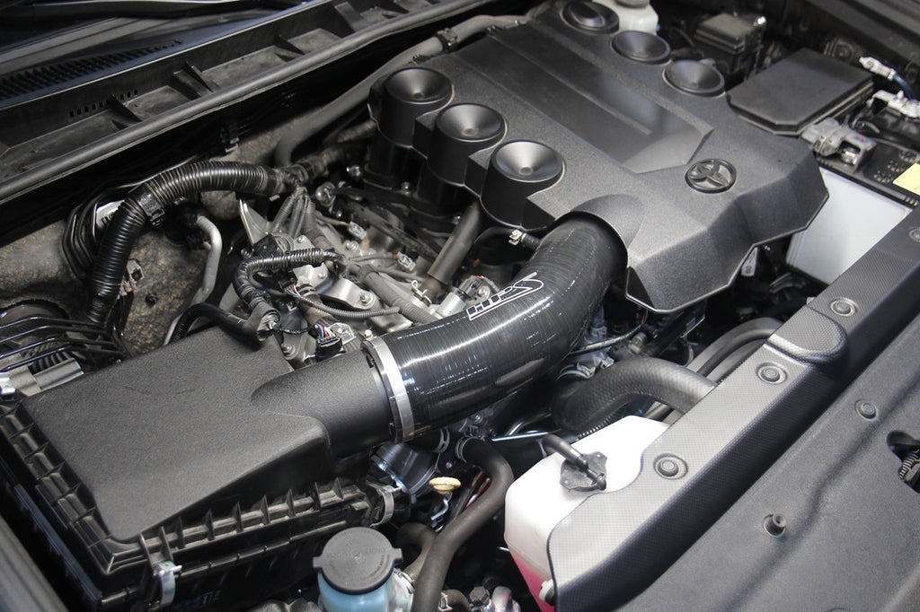 HPS Performance High Temp Reinforced Silicone Air Intake Hose Kit, Black, 57-2046-BLK