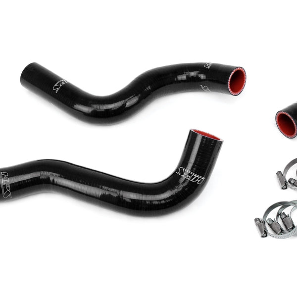 HPS Performance High Temp Reinforced Silicone Radiator Coolant Hose Kit Black 57-2055-BLK