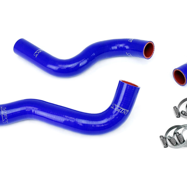 HPS Performance High Temp Reinforced Silicone Radiator Coolant Hose Kit Blue 57-2055-BLUE
