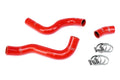 HPS Performance High Temp Reinforced Silicone Radiator Coolant Hose Kit Red 57-2055-RED