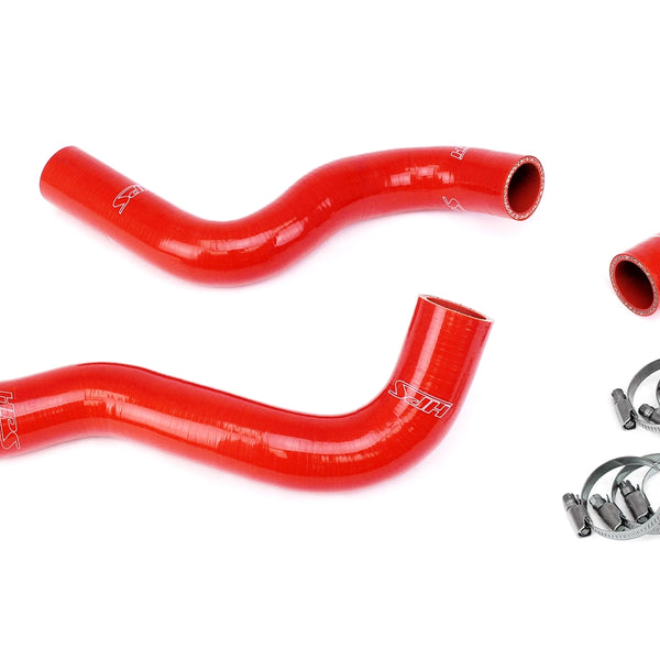 HPS Performance High Temp Reinforced Silicone Radiator Coolant Hose Kit Red 57-2055-RED