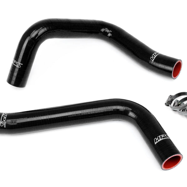 HPS Performance High Temp Reinforced Silicone Radiator Coolant Hose Kit Black 57-2056-BLK