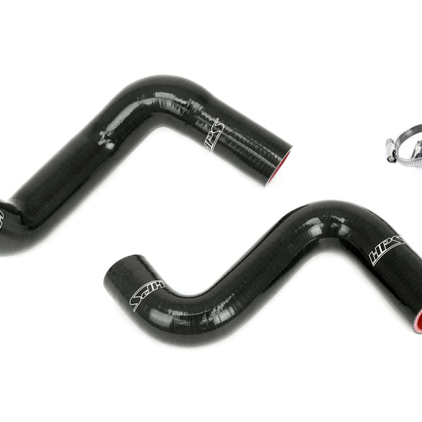 HPS Silicone Radiator Hose Kit Nissan 1989-1998 240SX with LS Swap LS1 water pump 8 o'clock thermostat KA24DE radiator Black 57-2057-BLK