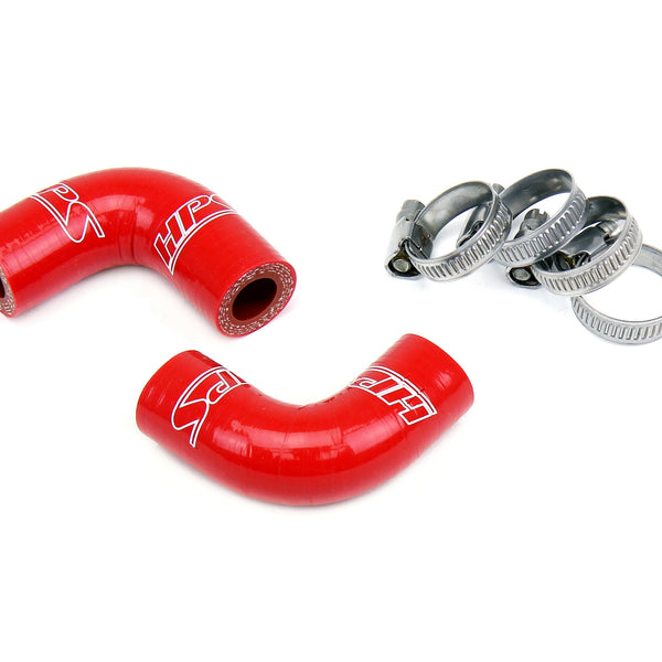 HPS Performance High Temp Reinforced Silicone Oil Cooler Coolant Elbow Hose Kit Red 57-2068-RED