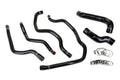 HPS Performance High Temp Reinforced Silicone Radiator and Heater Coolant Hose Kit Black 57-2076-BLK