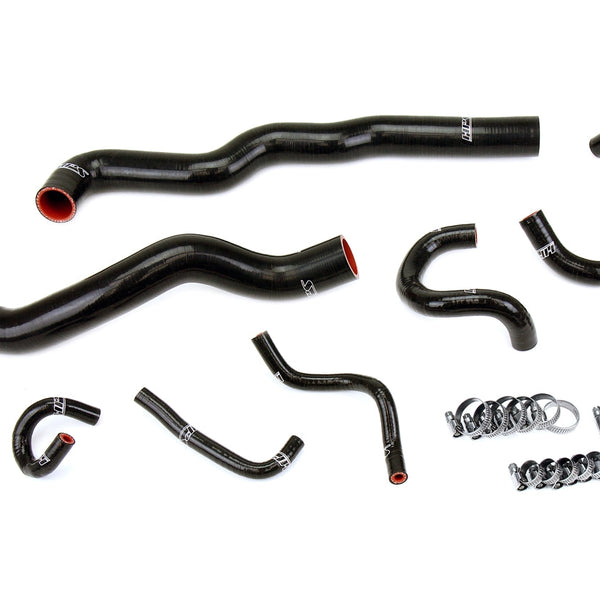 HPS Silicone Radiator Heater and throttle body Coolant Hose Kit 98-05 Lexus GS300 GS400 with 2JZ-GTE VVT-i Swap Black 57-2081-BLK