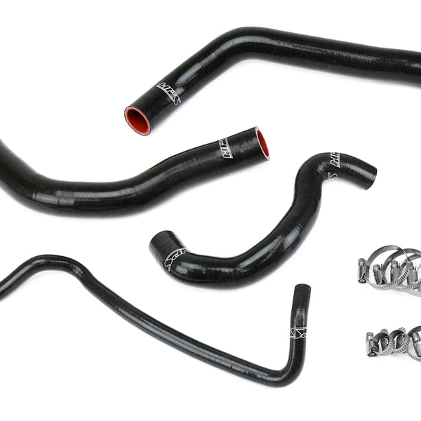 HPS Performance High Temp Reinforced Silicone Radiator Coolant Hose Kit Black 57-2084-BLK
