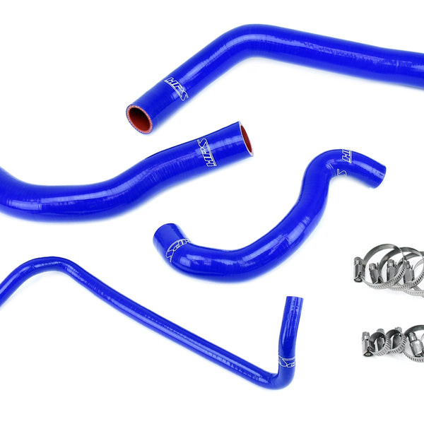 HPS Performance High Temp Reinforced Silicone Radiator Coolant Hose Kit Blue 57-2084-BLUE