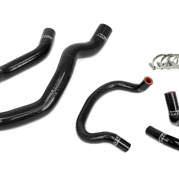 HPS Performance High Temp Reinforced Silicone Radiator and Heater Coolant Hose Kit Black 57-2099-BLK