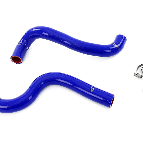 HPS Performance High Temp Reinforced Silicone Radiator Coolant Hose Kit Blue 57-2101-BLUE
