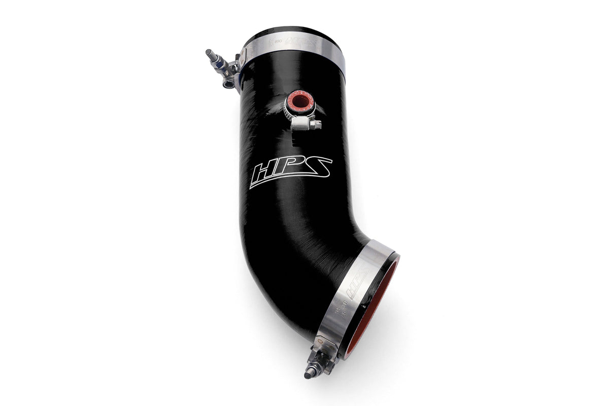 HPS Performance High Temp Reinforced Silicone Air Intake Hose Kit Black 57-2122-BLK