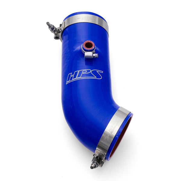 HPS Performance High Temp Reinforced Silicone Air Intake Hose Kit Blue 57-2122-BLUE