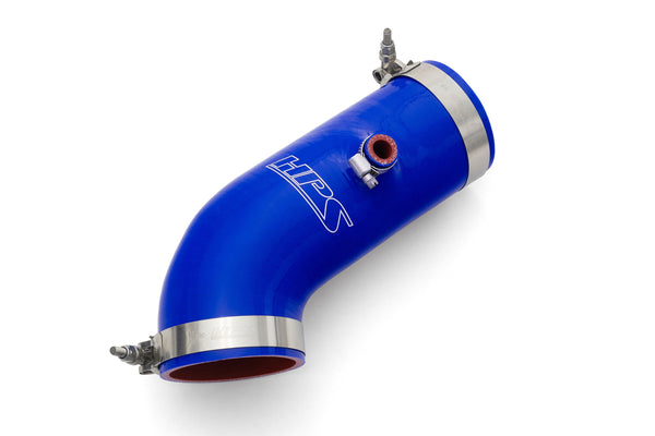 HPS Performance High Temp Reinforced Silicone Air Intake Hose Kit, Blue, 57-2122-BLUE