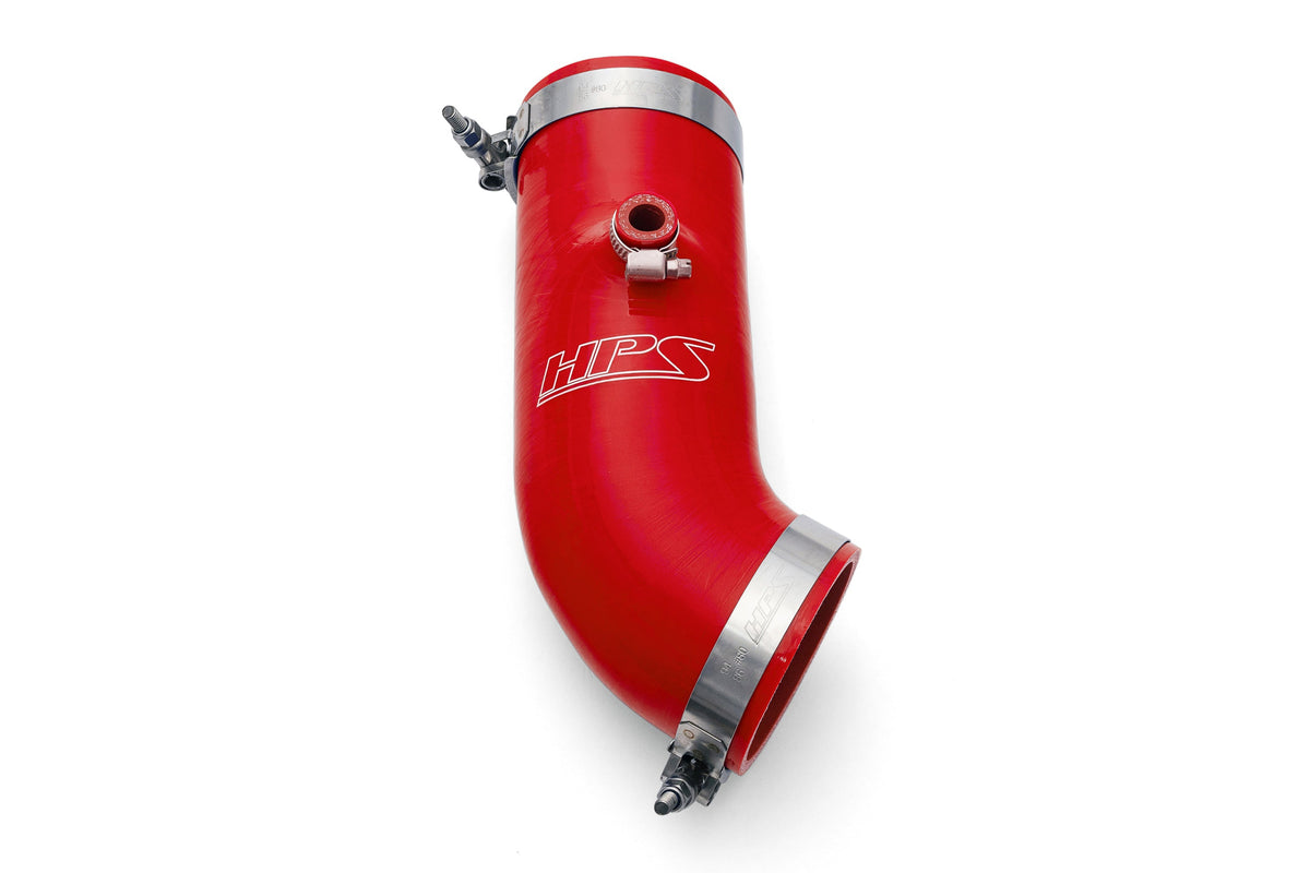 HPS Performance High Temp Reinforced Silicone Air Intake Hose Kit Red 57-2122-RED