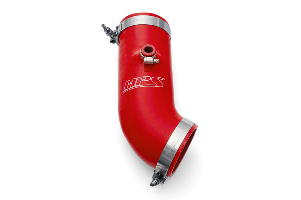 HPS Performance High Temp Reinforced Silicone Air Intake Hose Kit Red 57-2122-RED