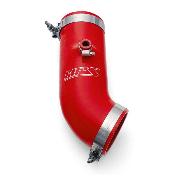 HPS Performance High Temp Reinforced Silicone Air Intake Hose Kit Red 57-2122-RED