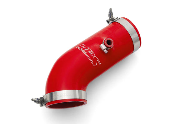 HPS Performance High Temp Reinforced Silicone Air Intake Hose Kit, Red, 57-2122-RED