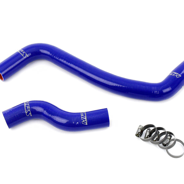 HPS Performance High Temp Reinforced Silicone Radiator Coolant Hose Kit Blue 57-2124-BLUE