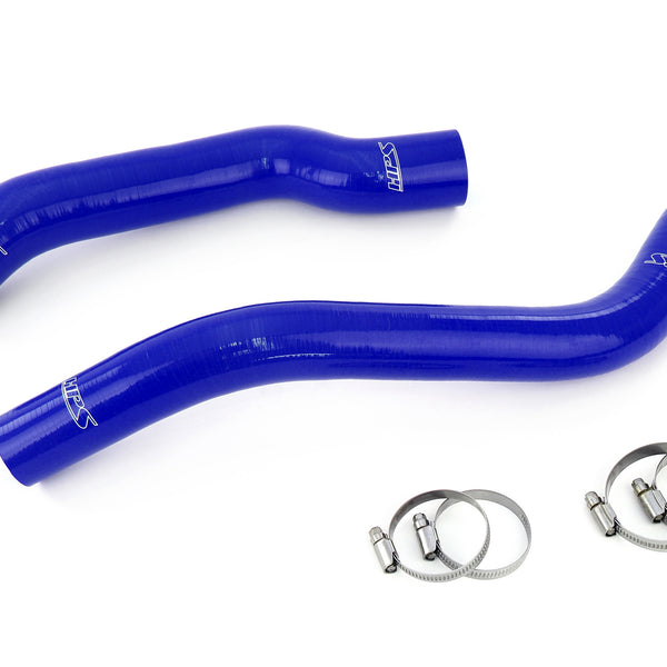 HPS Performance High Temp Reinforced Silicone Radiator Coolant Hose Kit Blue 57-2130-BLUE