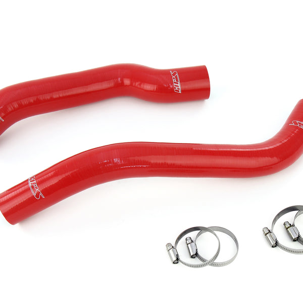 HPS Performance High Temp Reinforced Silicone Radiator Coolant Hose Kit Red 57-2130-RED