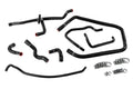 HPS Performance High Temp Reinforced Silicone Heater Throttle Body and Expansion Tank Coolant Hose Kit Black 57-2137-BLK