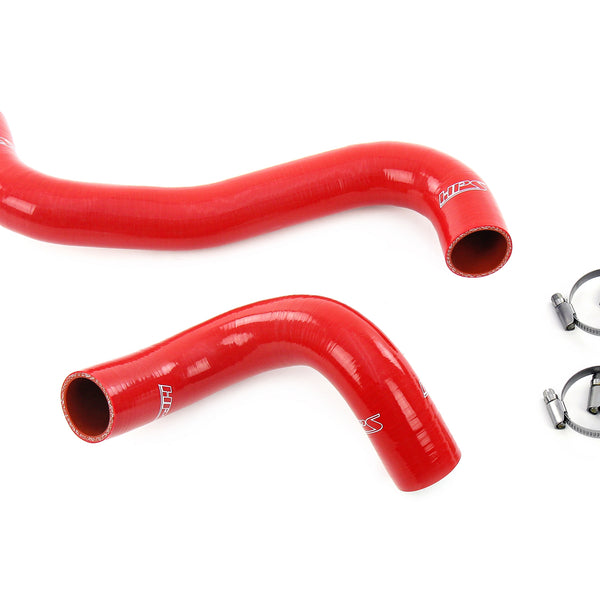 HPS Performance High Temp Reinforced Silicone Radiator Coolant Hose Kit Red 57-2140R-RED