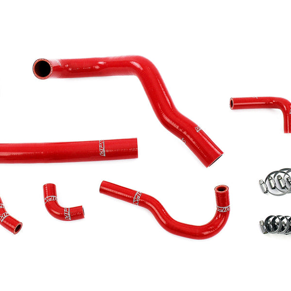 HPS Performance High Temp Reinforced Silicone Radiator and Heater Coolant Hose Kit Red 57-2148-RED