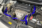 HPS Performance High Temp Reinforced Silicone Radiator, Heater, and expansion tank Coolant Hose Kit, Red, 57-2149-RED