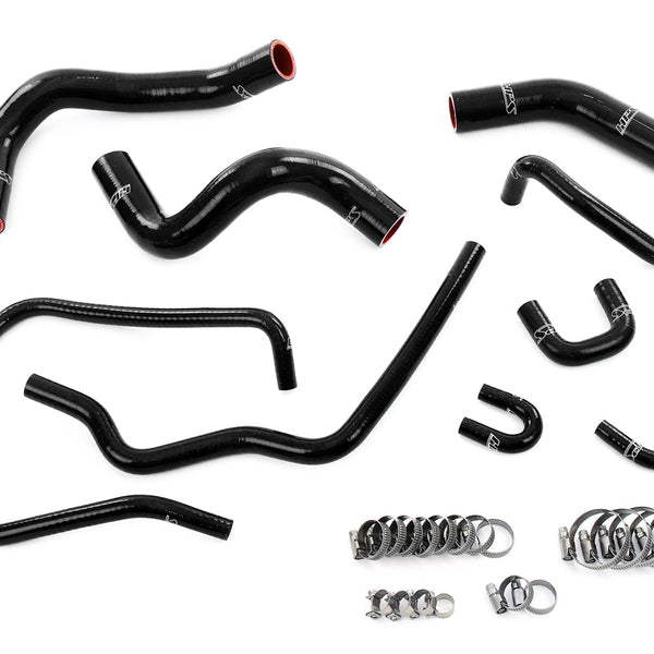HPS Performance High Temp Reinforced Silicone Radiator Coolant Hose Kit Black 57-2167-BLK