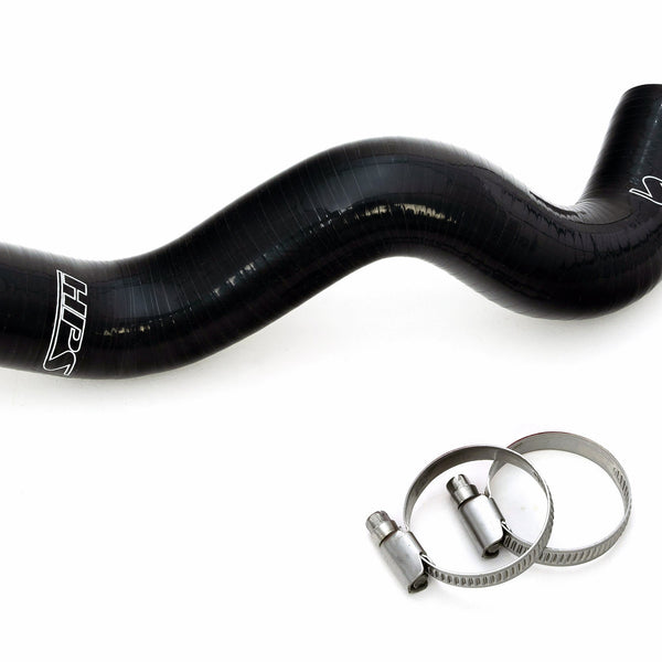 HPS Performance High Temp Reinforced Upper Silicone Radiator Hose Black 57-2177-BLK