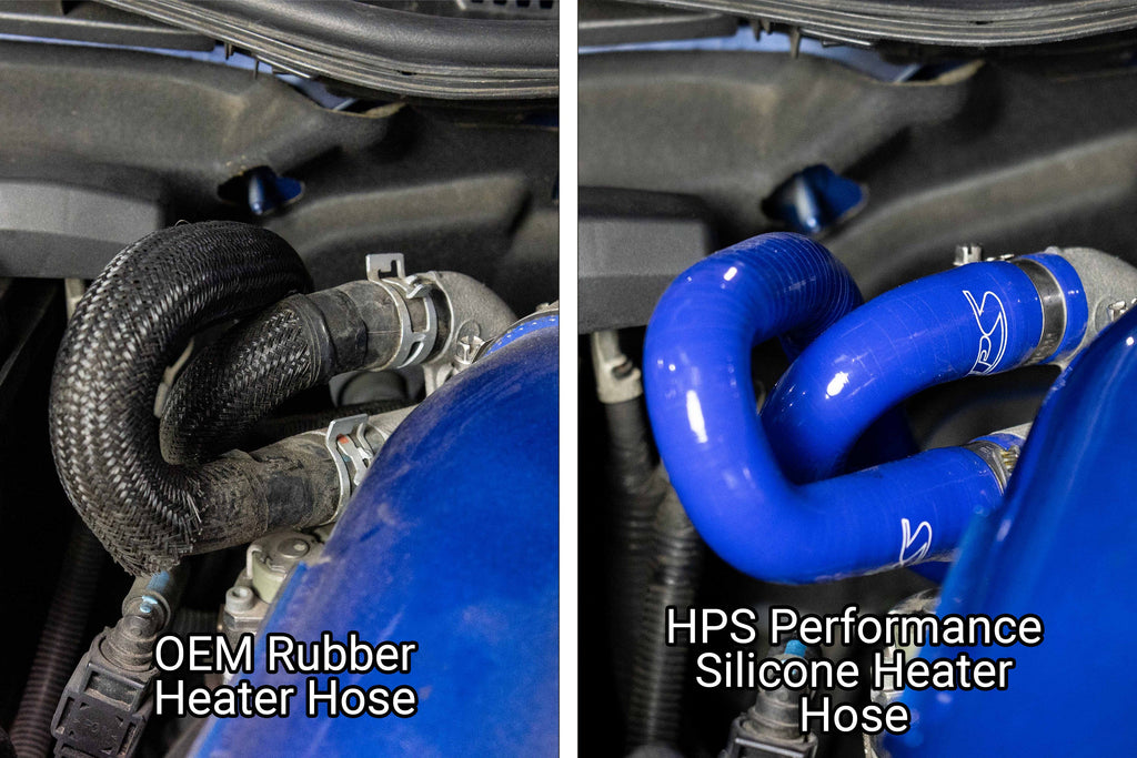 HPS Performance High Temp Reinforced Silicone Heater Coolant Hose Kit, Red, 57-2183-RED