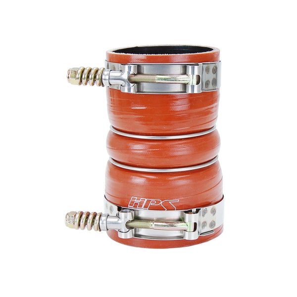 HPS Silicone Intercooler Boot Hose with Clamps Orange 57-2226 replace OEM part # 6C34-6C640-BA 6C3Z-6C640-B 8C3Z-6W651-A 6C3Z-6C640-B 3C34-6C640-CA