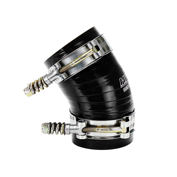HPS Silicone Intercooler Boot Hose with Clamps Black 57-2227-BLK replace OEM part # 6C34-6C640-CA 6C3Z-6C640-C