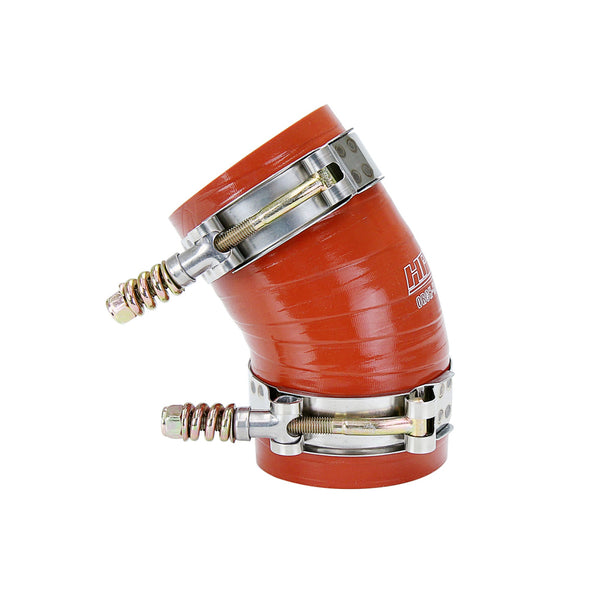 HPS Silicone Intercooler Boot Hose with Clamps Orange 57-2227 replace OEM part # 6C34-6C640-CA 6C3Z-6C640-C