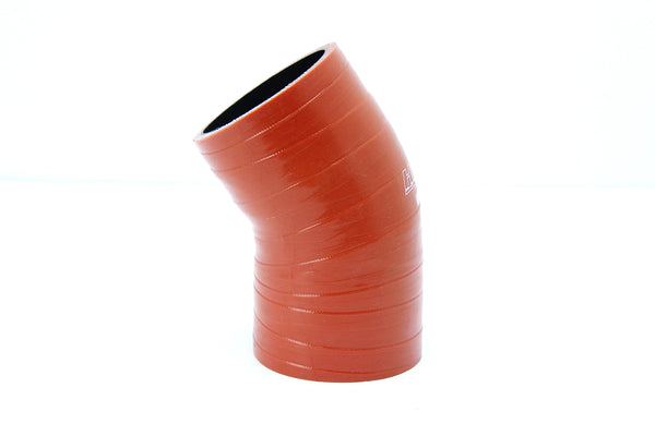 HPS Silicone Intercooler Boot Hose with Clamps, Orange, 57-2227, replace OEM part # 6C34-6C640-CA, 6C3Z-6C640-C