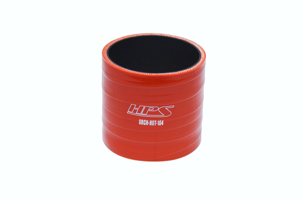 HPS Silicone Intercooler Boot Hose with Clamps, Orange, 57-2229, replace OEM part # 1C3Z-6C640-LA