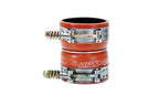 HPS Silicone Intercooler Boot Hose with Clamps Orange 57-2237 replace OEM part # 8C3Z-6N650-A 8C3Z-6W650-A