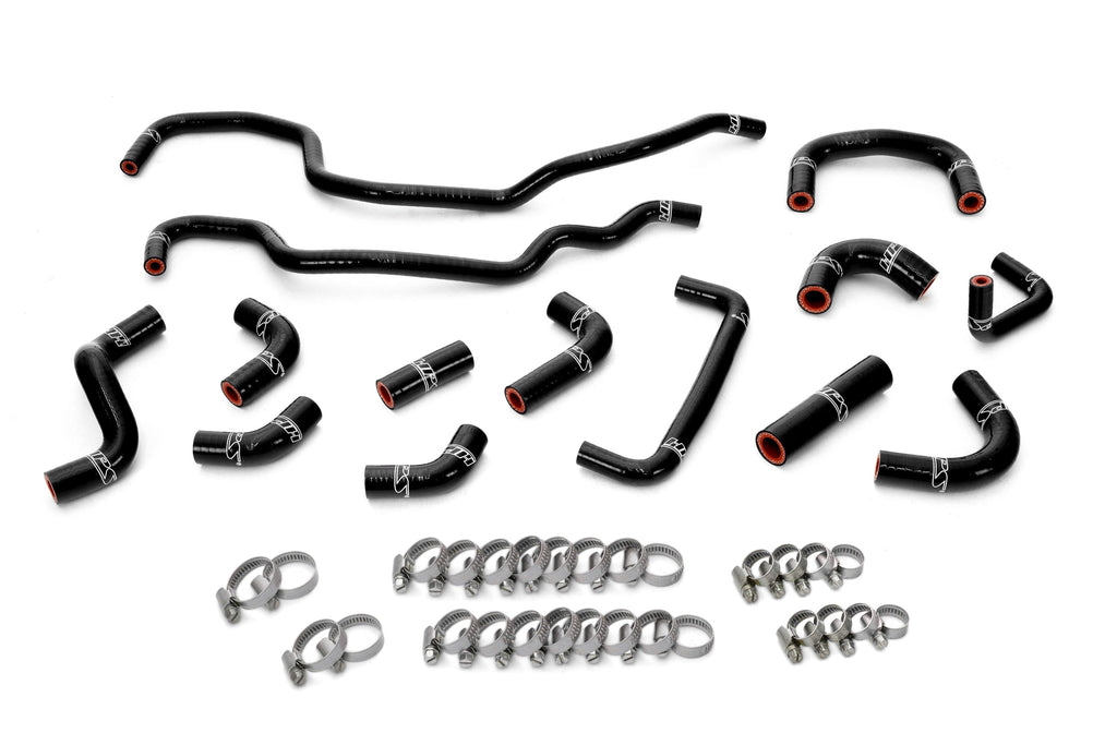 HPS Performance High Temp Reinforced Silicone Ancillary Coolant Hose Kit Black 57-2256-BLK