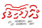 HPS Performance High Temp Reinforced Silicone Ancillary Coolant Hose Kit Red 57-2256-RED