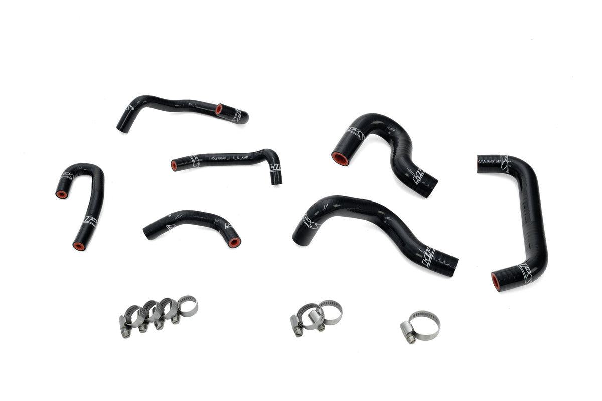 HPS Performance High Temp Reinforced Silicone Ancillary and Oil Cooler Coolant Hose Kit Black 57-2274-BLK