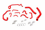 HPS Performance High Temp Reinforced Silicone Radiator Heater and Ancillary Coolant Hose Kit Red 57-2280-RED
