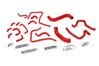 HPS Performance Silicone Radiator Heater and Ancillary Coolant Hose Kit Red 57-2304-RED