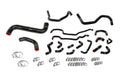 HPS Performance High Temp Reinforced Silicone Radiator Heater and Ancillary Coolant Hose Kit Black 57-2318-BLK