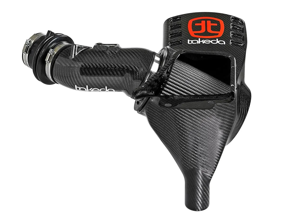 aFe Takeda Black Series Momentum Carbon Fiber Cold Air Intake System w/ Pro DRY S Filter - Honda Civic Type-R FK8 (2017-2021)