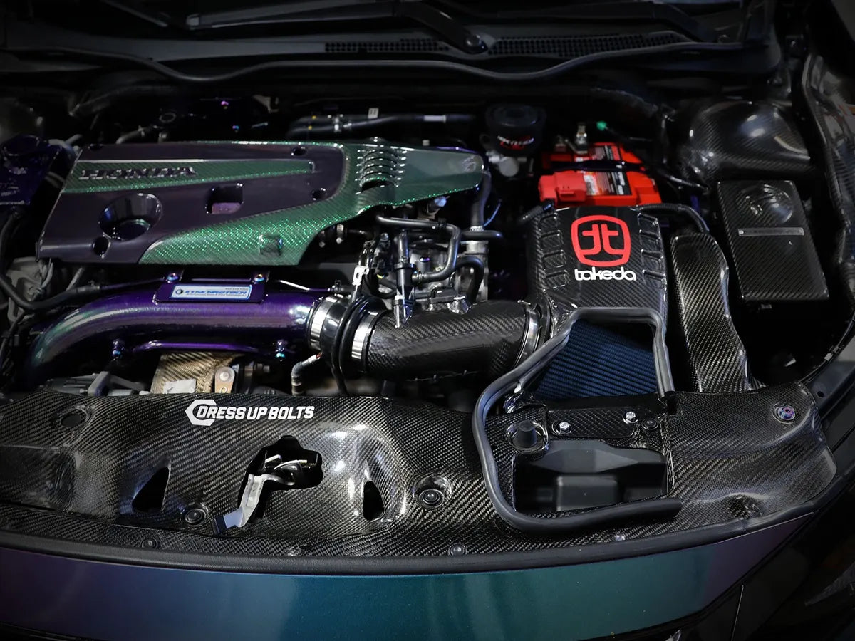 aFe Takeda Black Series Momentum Carbon Fiber Cold Air Intake System w/Pro 5R Filter - Honda Civic Type-R FK8 (2017-2021)